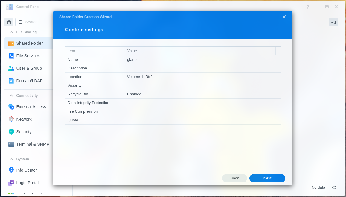 Create Shared Folder